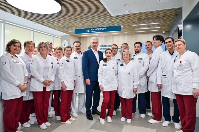 Открытие после реконструкции лечебного корпуса городской клинической больницы имени Ф.И. Иноземцева