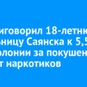 Суд приговорил 18-летнюю жительницу Саянска к 5,5 года колонии за покушение на сбыт наркотиков