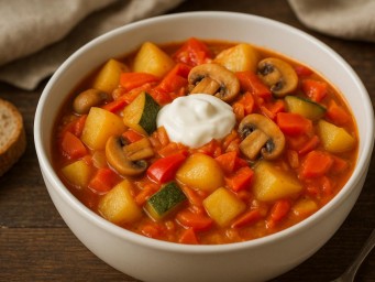 Рагу из картофеля, кабачков и шампиньонов: простой рецепт