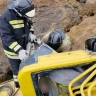 В Приамурье на экскаватор обрушился грунт
