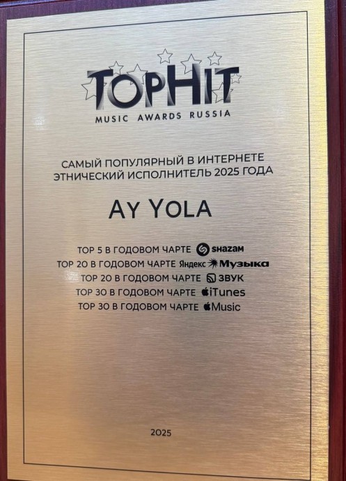 Башкирская группа AY YOLA получила сразу две престижные награды Башкирская группа AY YOLA получила сразу две престижные награды