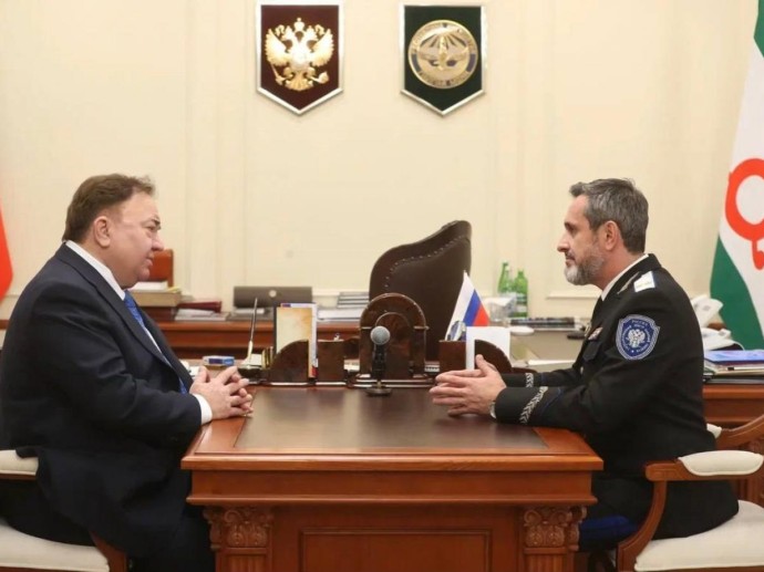 Атаман Всероссийского казачьего общества встретился с главой Ингушетии Атаман Всероссийского казачьего общества встретился с главой Ингушетии