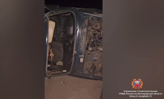 В Алексеевском округе молодой мужчина разбился на машине и скончался в больнице