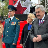 Спикер Госсовета Чувашии Леонид Черкесов поприветствовал участников юбилейного Парада дошколят и юнармейцев