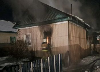 Появилось видео с места трагического пожара в Приамурье