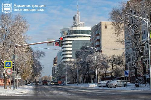 На улицах Благовещенска за два года появится больше 100 новых светофоров