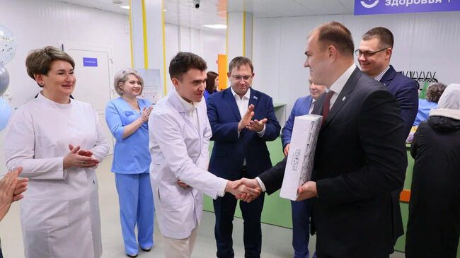 Новую поликлинику открыли в Тобольске в Тюменской области Новую поликлинику открыли в Тобольске в Тюменской области