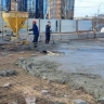 В Улан-Удэ на Шефском подъеме бетонируют участок дороги