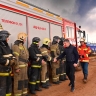 Губернатор провел совещание на месте тушения пожара на промышленной площадке в Прикамье