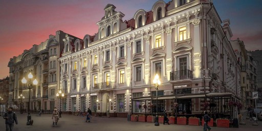 Архитектурно-художественную подсветку получат 11 зданий на улице Арбат