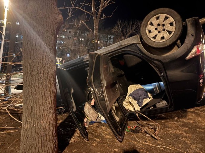 Пьяный водитель устроил ДТП и попал в больницу без сознания во Владивостоке