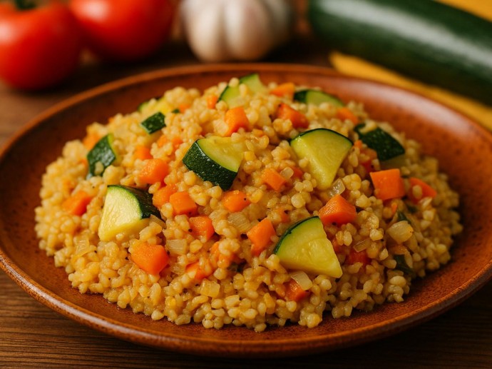 Кабачки меняют всё: пшеничная каша перестаёт быть скучной — вкус удивит даже гурманов Кабачки меняют всё: пшеничная каша перестаёт быть скучной — вкус удивит даже гурманов