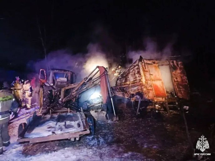 Пожар в строительном вагончике во Владивостоке унёс жизнь мужчины