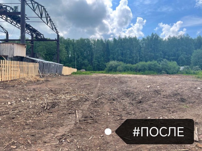 В Слободском районе убрали свалки из опилок объёмом более 860 кубометров