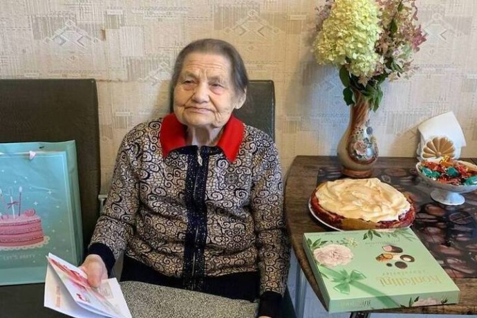 95-летие отметила сегодня Таисия Никитина Таисия из Медвежьегорска