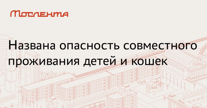 Названа опасность совместного проживания детей и кошек
