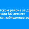 В Иркутском районе за два часа нашли 86-летнего грибника, заблудившегося в лесу