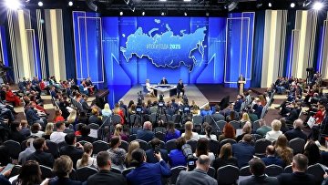 ВЦИОМ: более 75% россиян положительно оценили прямую линию с Путиным