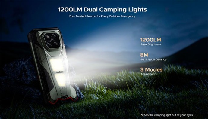 DOOGEE анонсировала защищённый смартфон V Max Play: кинотеатр и мощный фонарик у вас в кармане