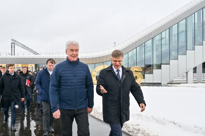 Собянин открыл московский городской вокзал Петровско-Разумовская МЦД-1
