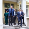Белгородский губернатор проверил капремонт общественных пространств и школ в Губкине