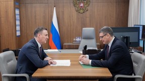 Дмитрий Патрушев и губернатор Владимирской области Александр Авдеев обсудили развитие сельского хозяйства и реализацию мероприятий природоохранного блока региона