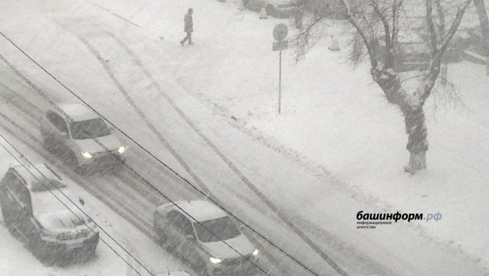 В выходные в Башкирии прогнозируют снегопад и метели