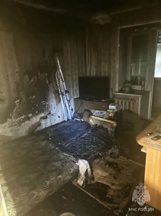 В Рыбинске из пожара спасли двух человек