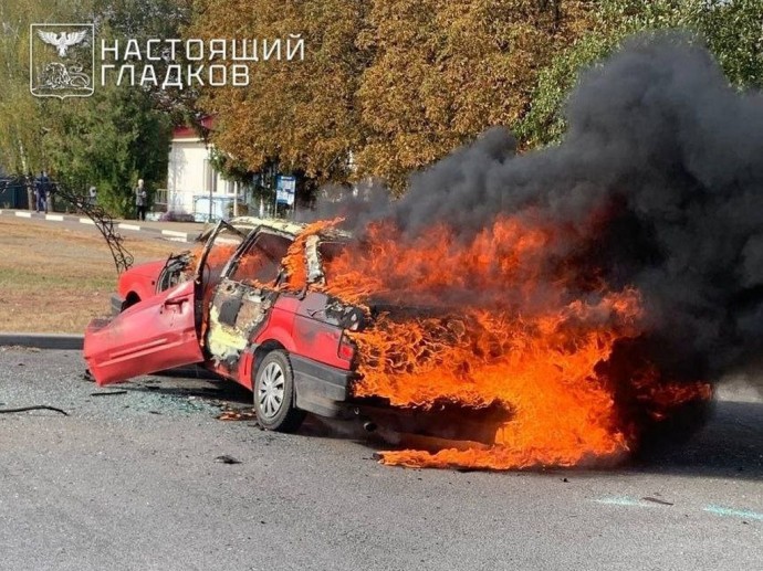 Дрон атаковал машину и ранил мужчину в Грайворонском округе