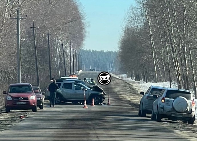 Под Пензой в жесткой аварии разбились две машины. ВИДЕО