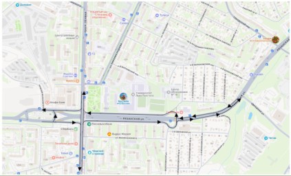 Движение на улице Рязанской в Туле будет ограничено с 13 по 19 ноября