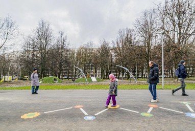 10 необычных игровых зон появились на Профсоюзной улице