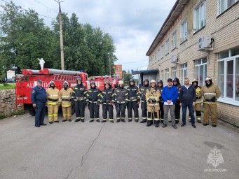В Одоеве прошли учения для спасателей