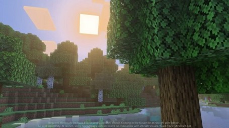 Крупное графическое обновление Minecraft выйдет уже завтра