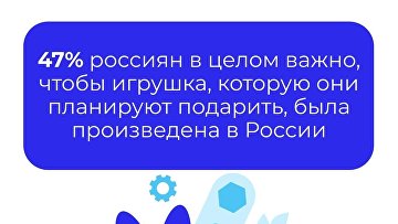 Почти половине россиян важно дарить детям отечественные игрушки — опрос