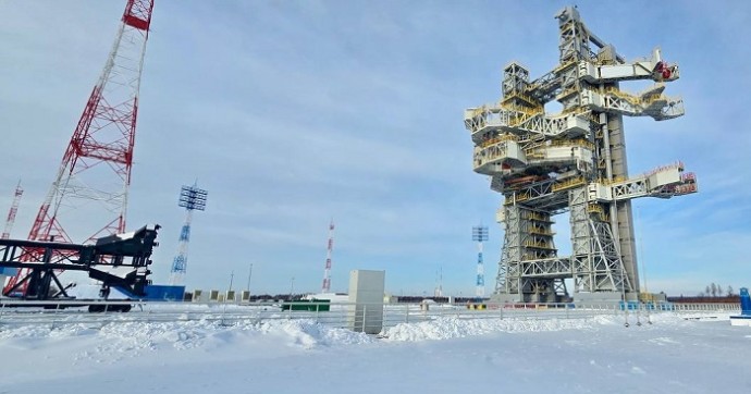 Новый стартовый стол для ракет-носителей «Ангара» введён в эксплуатацию на космодроме «Восточный» Новый стартовый стол для ракет-носителей «Ангара» введён в эксплуатацию на космодроме «Восточный»