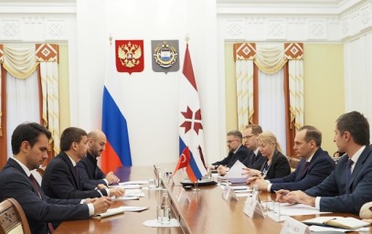 Артём Здунов встретился с Генеральным консулом Турецкой Республики в г. Казань Угуром Йылмазом