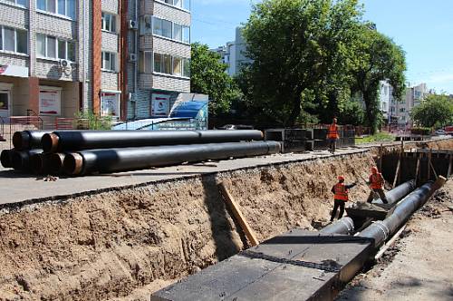 В Благовещенске начался ремонт тепломагистрали Центрального района
