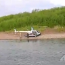 Рыбаки прилетели на Лютогу в Анивский район на вертолёте
