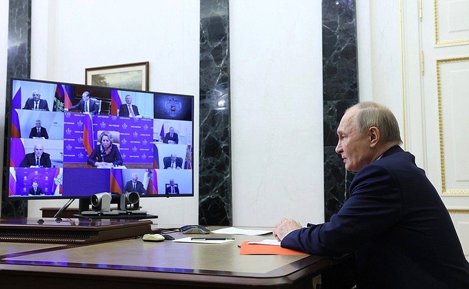 Совещание с постоянными членами Совета Безопасности