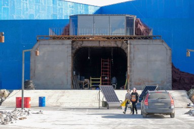 Инопланетный город построили в кинопарке «Москино» для съемок фильма «Девятая планета»