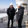 Радий Хабиров проинспектировал строительство соборной мечети «Ар-Рахим»
