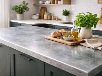 Цинковая столешница возвращается в дизайн кухонь 2026 года — ouest-france