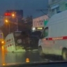 На улице Свердлова в Пензе перевернулась Газель МЧС. ВИДЕО