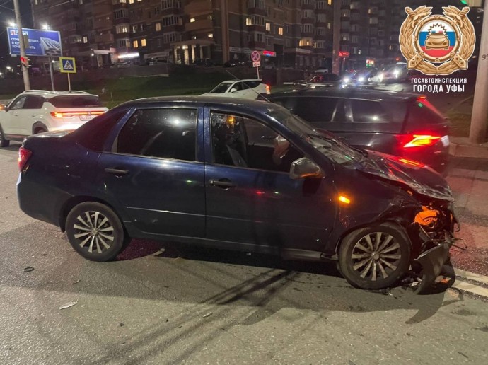 В Уфе в дорожной аварии пострадал несовершеннолетний пассажир