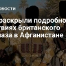 СМИ раскрыли подробности о действиях британского спецназа в Афганистане
