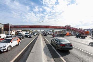 В Москве капитально отремонтируют 13 надземных пешеходных переходов