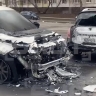 Shot: Москвич сжег Land Rover экс-возлюбленной и оставил ей обидное послание