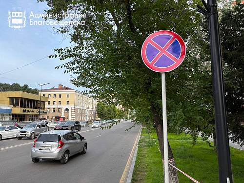 Новые правила парковки начали действовать на Ленина в Благовещенске