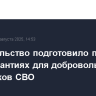 Правительство подготовило поправки о соцгарантиях для добровольных участников СВО